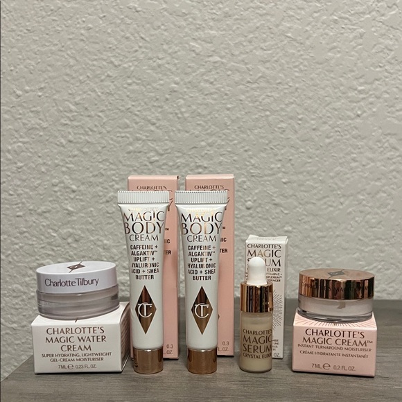 Charlotte Tilbury Magic Cream Crystal Elixir Serum Body Water Cream